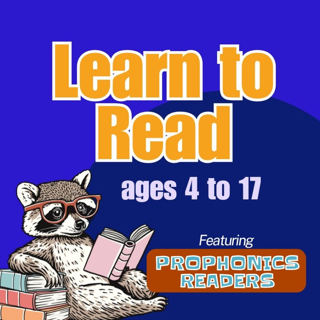 Learn to Read (ages 4-17) – 1 hour per week – Billed biweekly