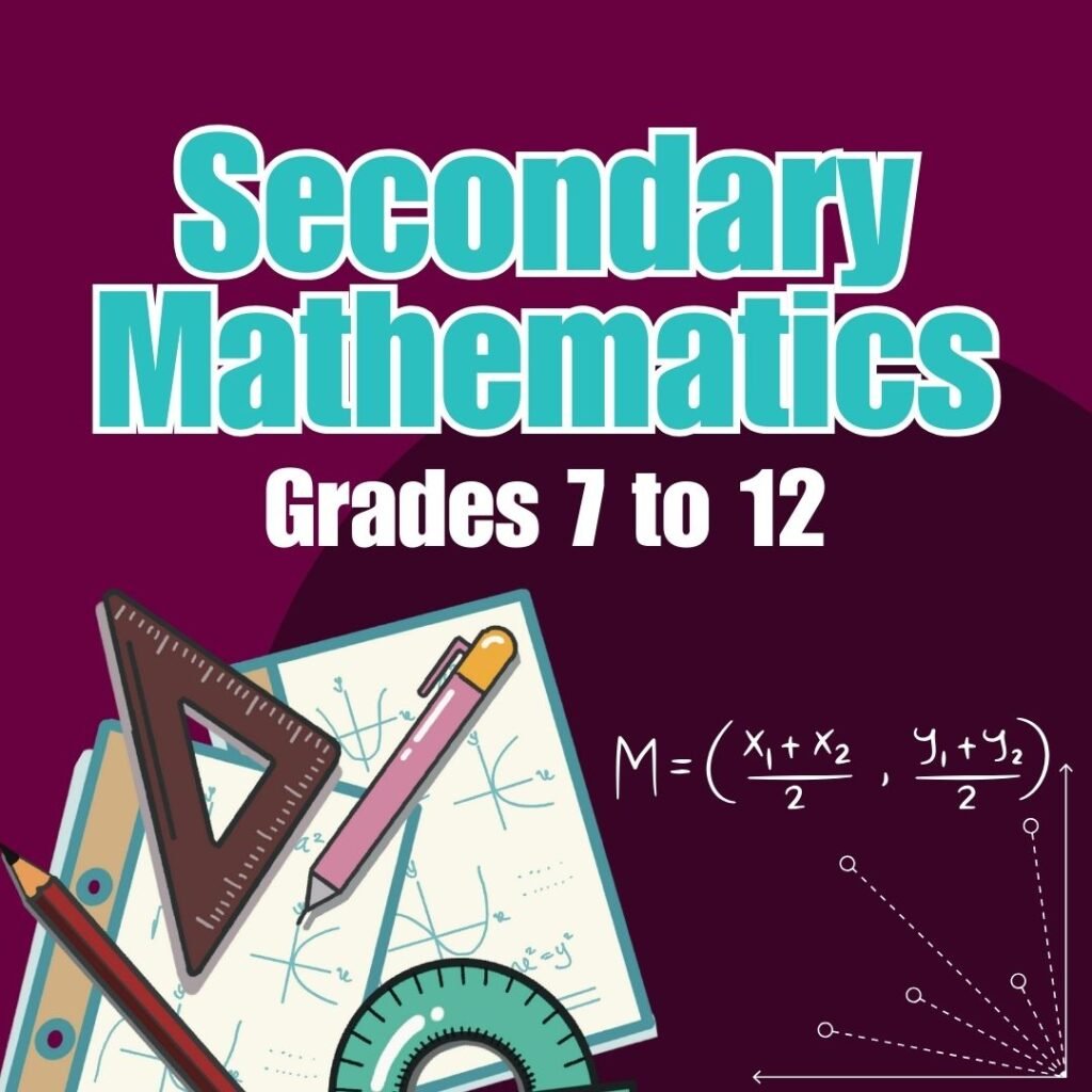 Secondary Mathematics (Grades 7 to 12) – 1 hour per week – Billed biweekly
